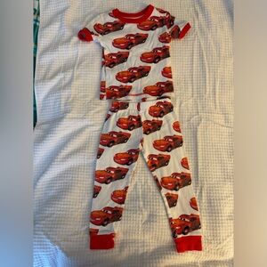 Disney Pixar Cars pajamas. Size: 3T. Color: Lightening McQueen